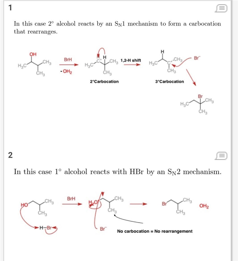 explain the following observation. When 3-methylbutan-2-ol is treated with HBr, a-example-1