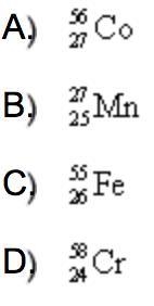 Which of the following isotopes is needed to complete this nuclear equation?-example-2