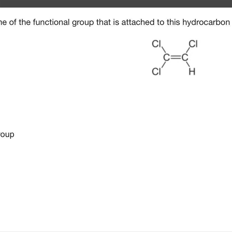 What is the name of the functional group that is attached to this hydrocarbon backbone-example-1