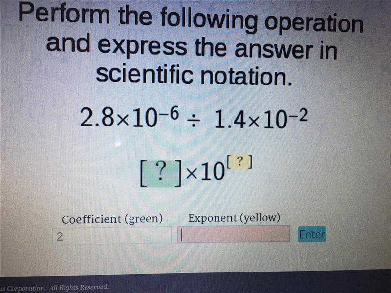 What would the exponent be please help-example-1