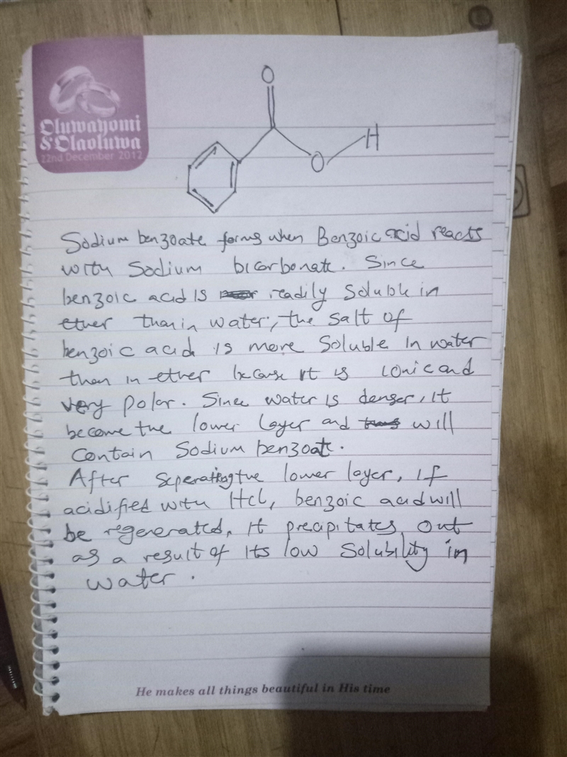 benzoic acid and naphthalene was dissolved in tert-butyl methyl ether and the resulting-example-1