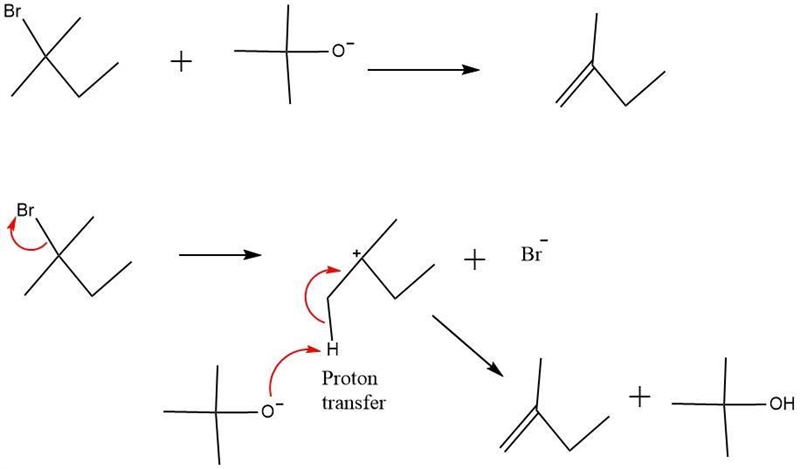 Which of the following reactions would NOT have a ""proton transfer step-example-4