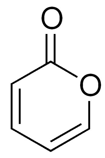 Choose the answer that best explains why α–pyrone reacts with br2 to yield a substitution-example-1