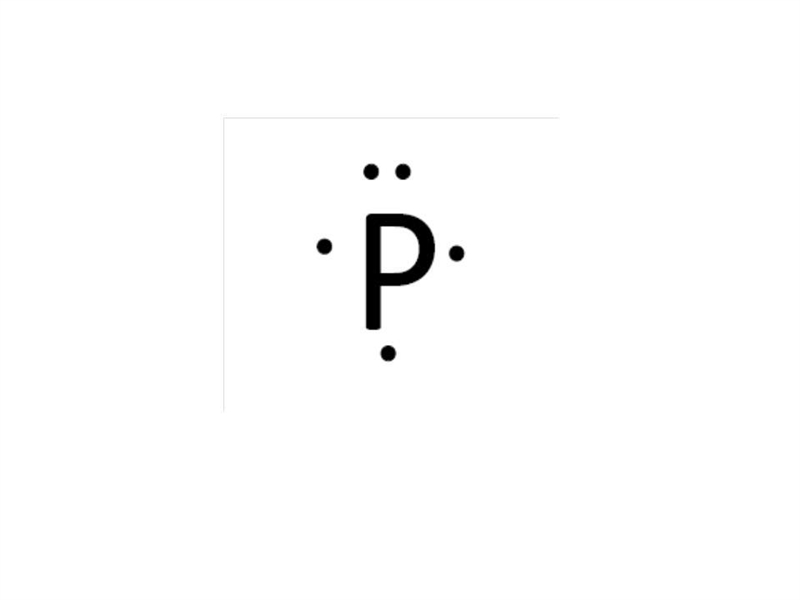 The electron configuration for phosphorous is 1s22s22p63s23p3. What is the lewis electron-example-1