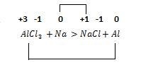 AICI, + NaNaCl + Al Did Al change oxidation number? yes No-example-1