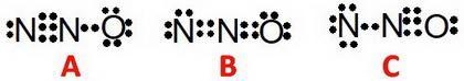 Assign formal charges to each atom in the resonance forms of n2o.-example-1