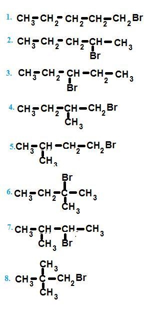 Draw all the isomers that have molecular formula C5H11Br. (Hint: There are eight.) Give-example-1