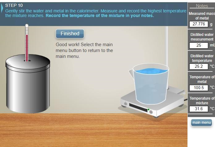 1. Calculate the energy change (q) of the surroundings (water) using the enthalpy-example-1