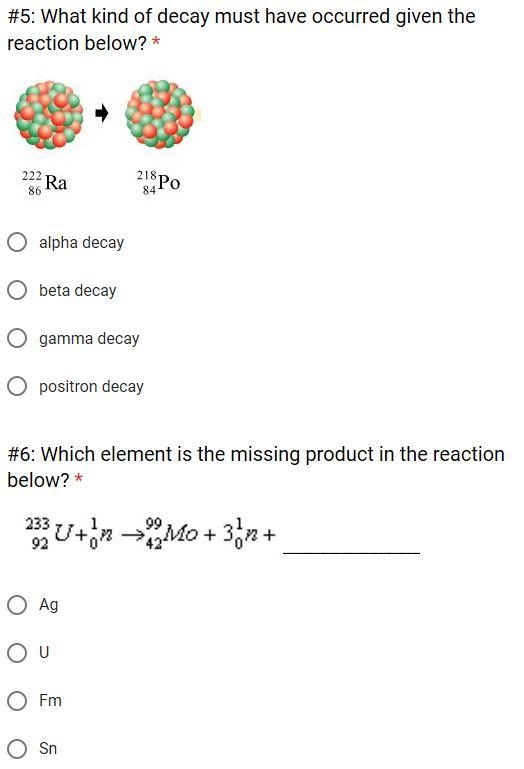 What kind of decay must have occurred given the reaction below?-example-1