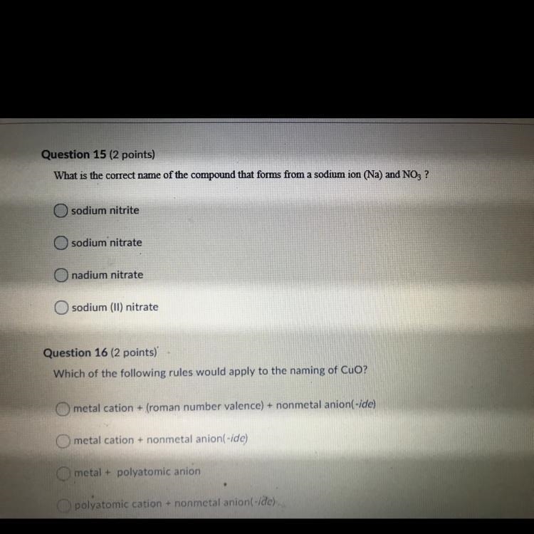 Please help me with these two chemistry questions, image attached.-example-1