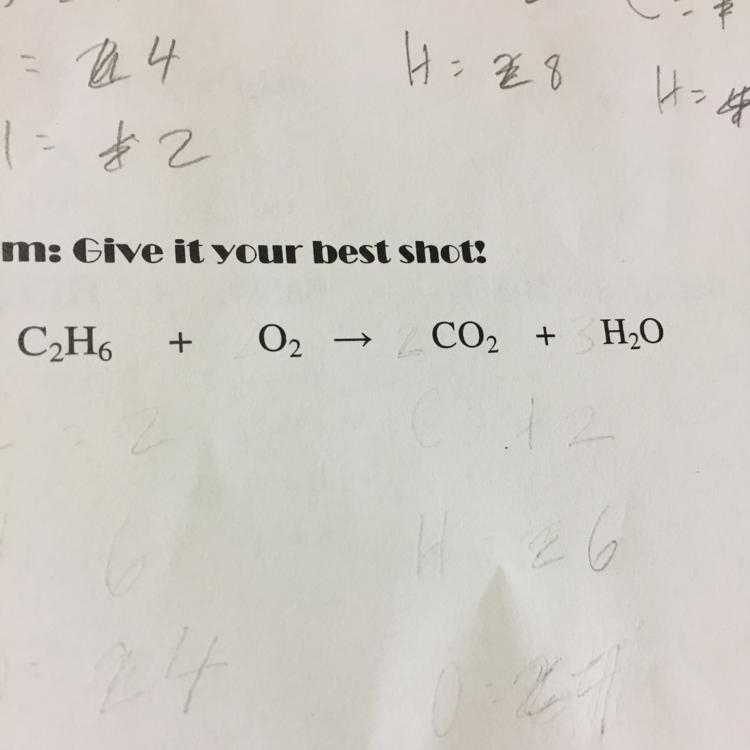 Balance this chemical equation.-example-1