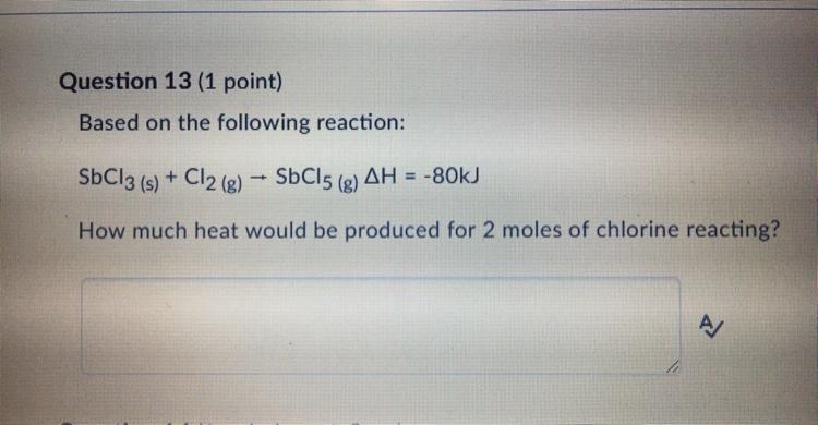 How much heat would be produces for 2 moles of chlorine reacting? Please help ASAP-example-1