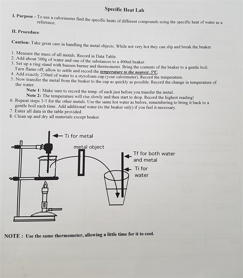 Use the picture to help answer the questions. - What happened when you put the hot-example-1