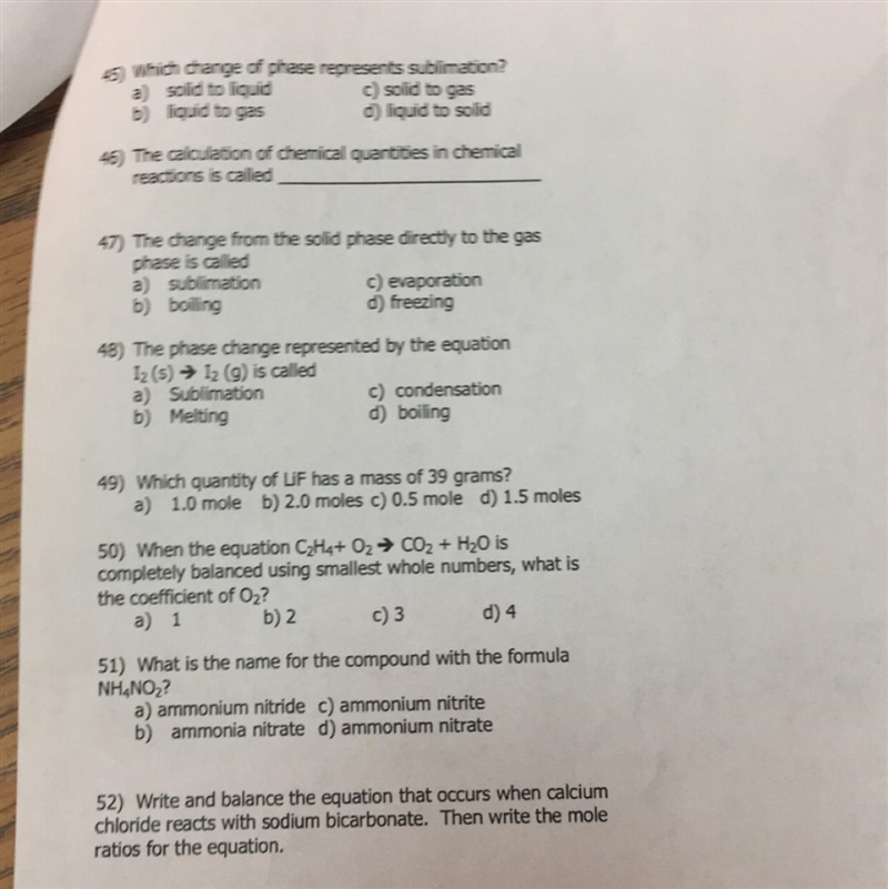 11th grade chemistry study guide need help-example-1