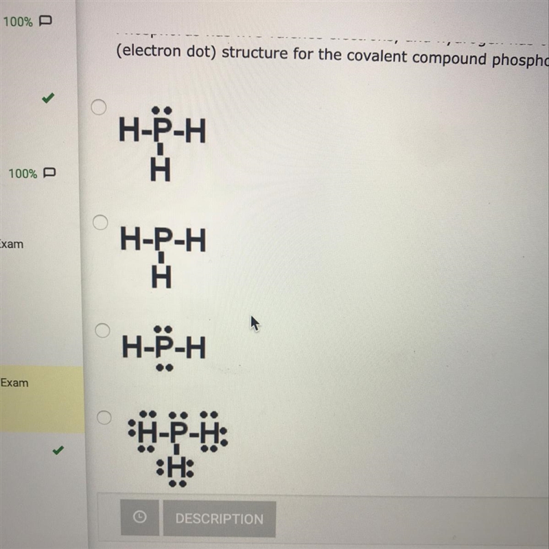 phosphorus has five valence electrons and hydrogen has one valance electron. What-example-1