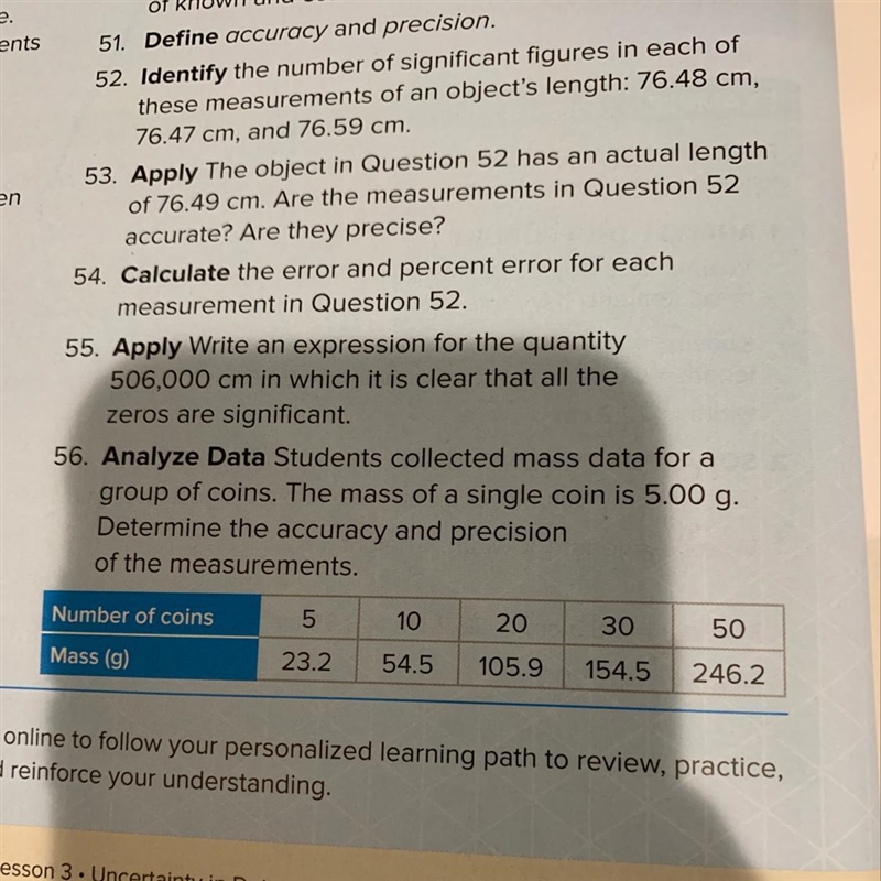 Students collected mass data for a group of coins. The mass of a single coin is 5.00 g-example-1