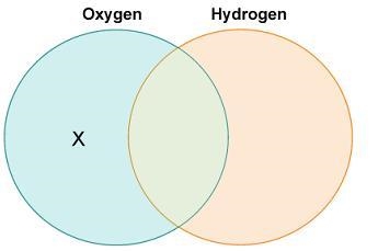 Xavier drew a diagram to compare the roles of oxygen and hydrogen in photosynthesis-example-1