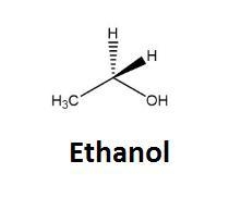 Draw a three-dimensional representation of the oxygen-bearing carbon atom in ethanol-example-1