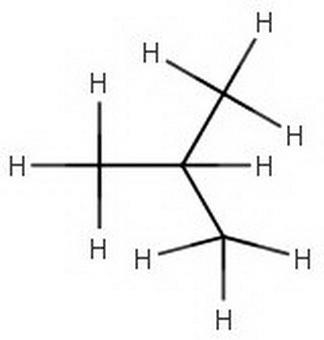 Methylpropane (complete and condensed structural formulas)-example-1