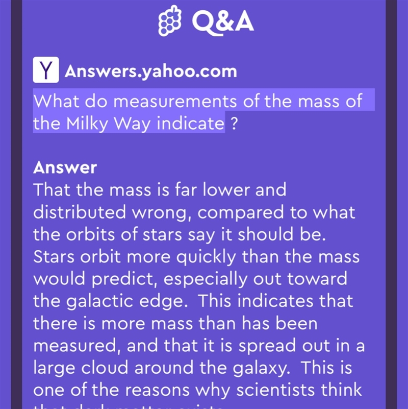 What do measurements of the mass of the milky way indicate-example-1