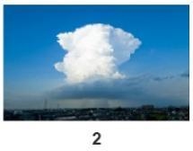 Study these images Which image shows a cumulonimbus cloud 1 2 3 4-example-1