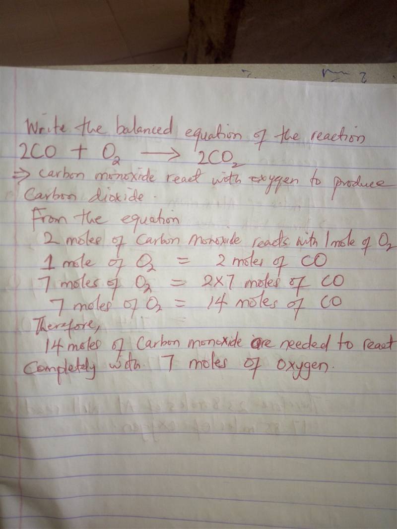 How many moles of carbon monoxide are needed to react completely with 7.0 moles of-example-1