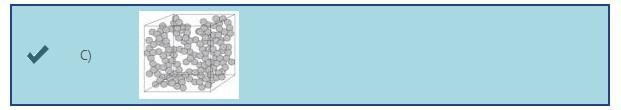 A scientist observes that the particles of a gas are arranged as shown. If the gas-example-1