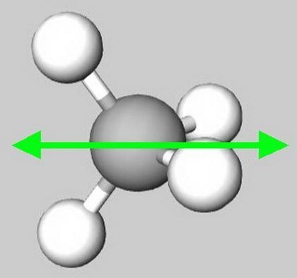 Four molecules each consist of a central atom with other atoms around it. In each-example-4