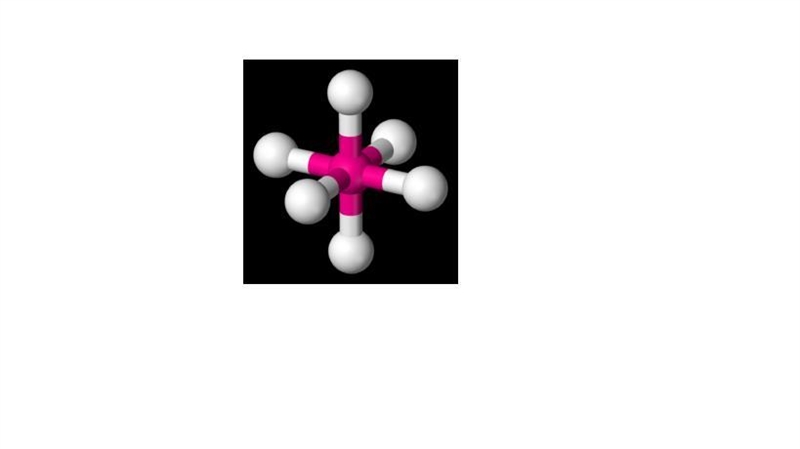 Six bonding pairs around a central atom results in a-example-1