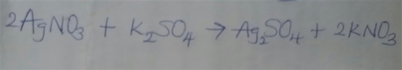 What else is produced during the replacement reaction of silver nitrate and potassium-example-1