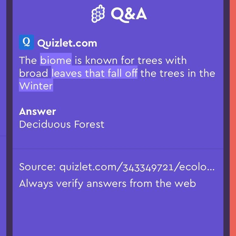 Which biome has leaves that change color and fall off as winter approaches? A-temperate-example-1