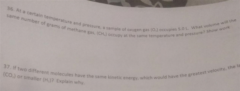 Chem help 36 and 37 the word cut off on 37 is larger​-example-1