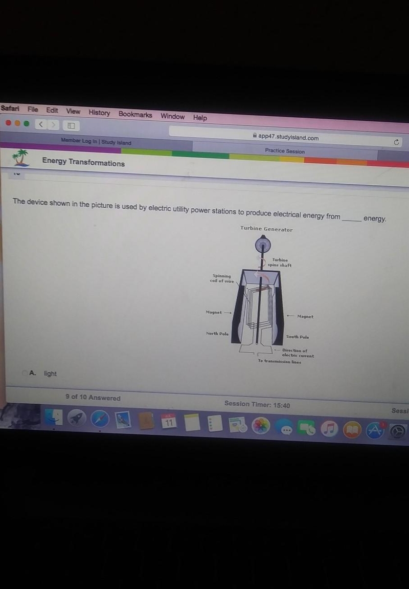 The device shown in the picture is used by electric utility power stations to produce-example-1