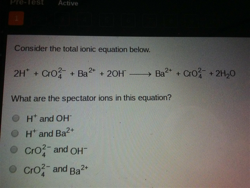 Consider the total ionic equation below.-example-1