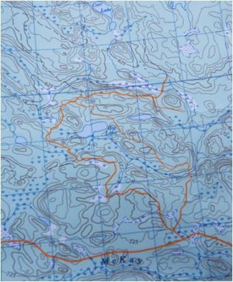 What type of map is this? A. a geologic map only B. a topographic map only C. a geologic-example-1