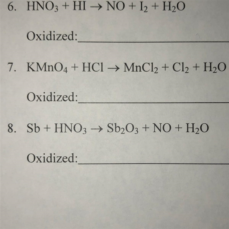 How to oxidize and reduce the following reactions-example-1