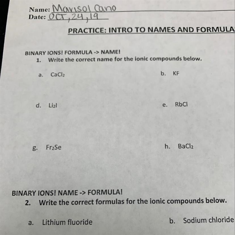 What is the correct name for the ionic compound of CaCl2-example-1