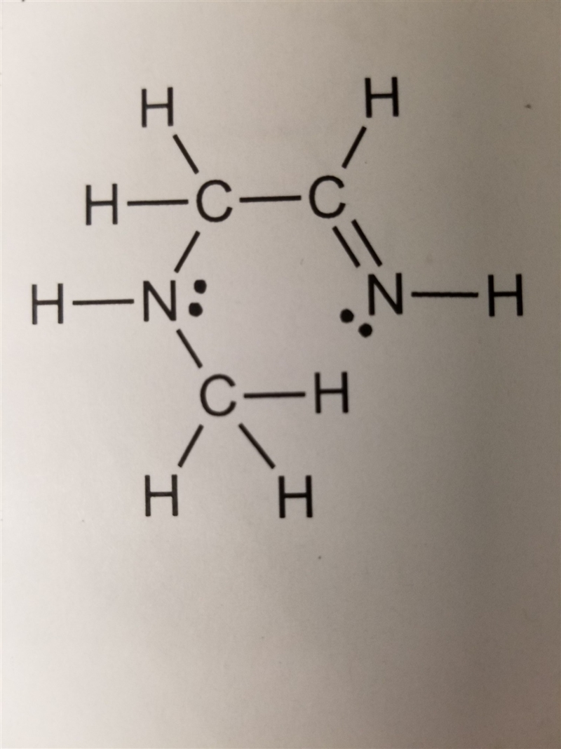 Describe the hybridization of each carbon and nitrogen atom in each of the following-example-1