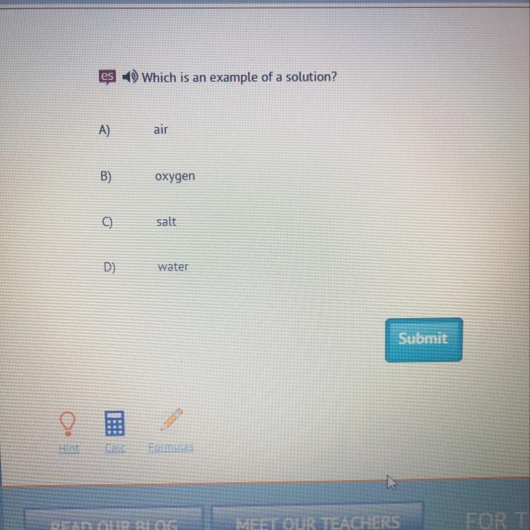 Which is an example of solution ?-example-1