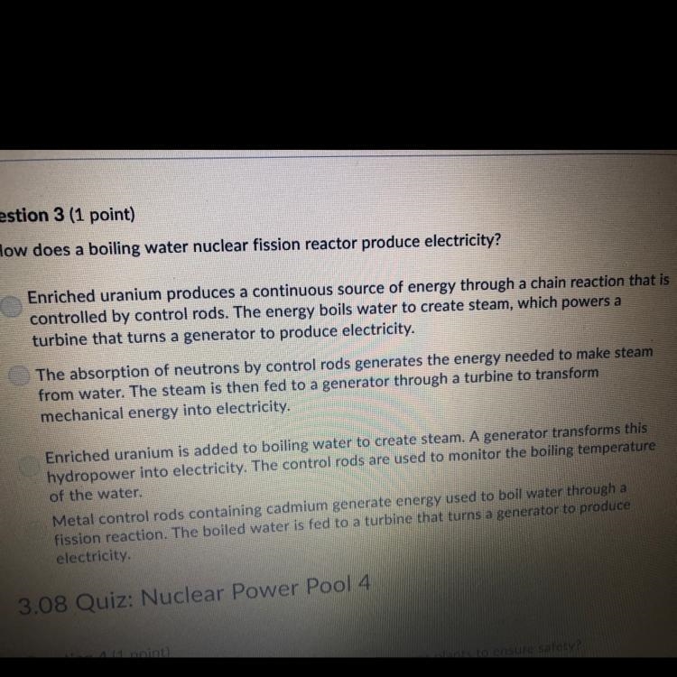 How does a boiling water nuclear fission rector produce electricity-example-1