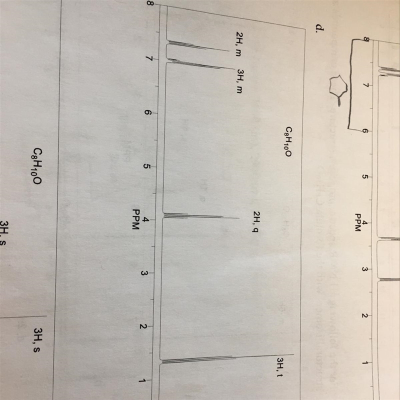 Need help finding structure for H NMR-example-1