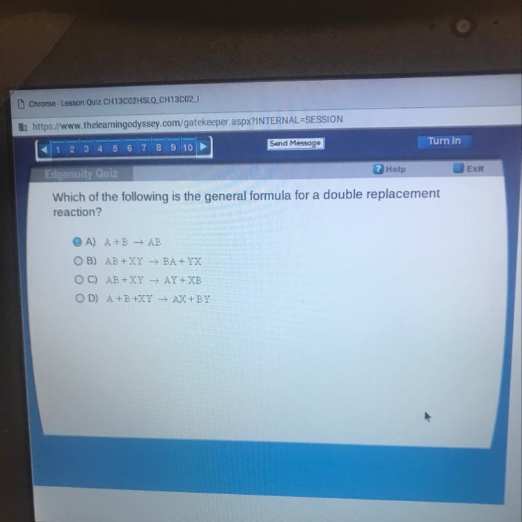 Which of the following is the general formula for a double replacement reaction?-example-1