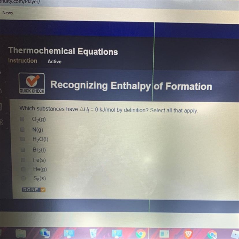 Which substances have AH = 0 kJ/mol-example-1