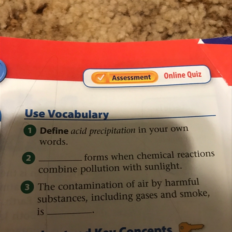 What forms when chemical reactions combine pollution with sunlight?-example-1