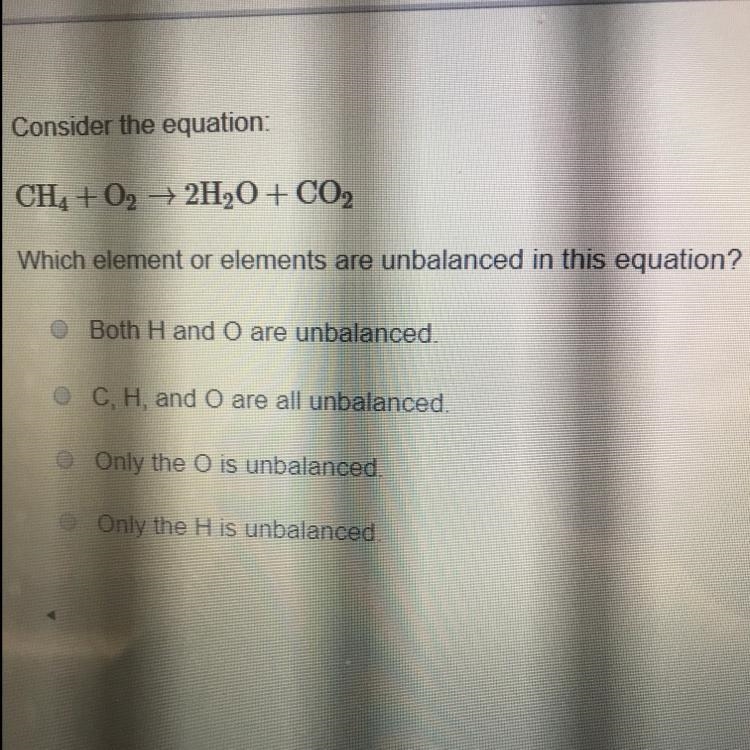 Which element or elements are unbalanced in this equation?-example-1