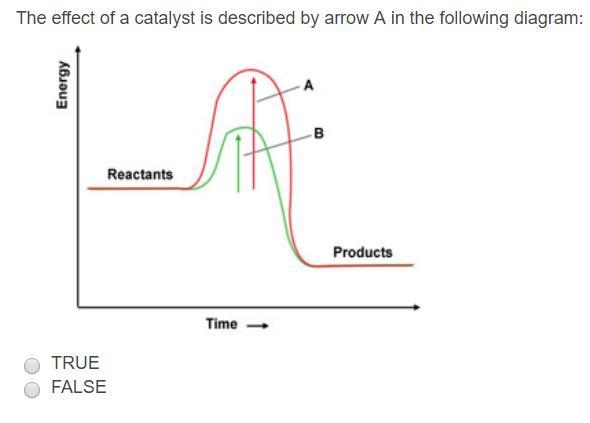 The effect of a catalyst is described by arrow A in the following diagram:-example-1