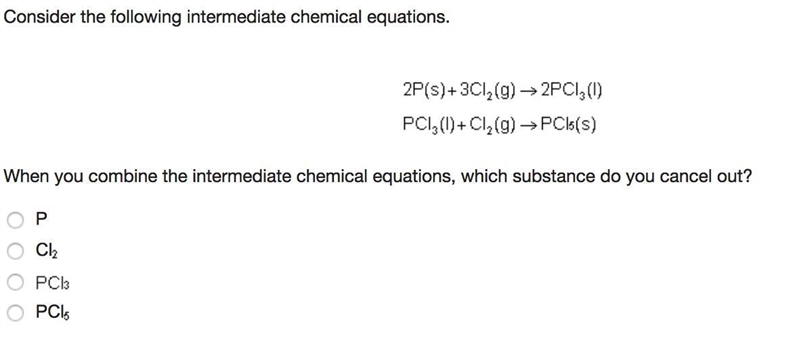 Consider the following intermediate chemical equations. When you combine the intermediate-example-1