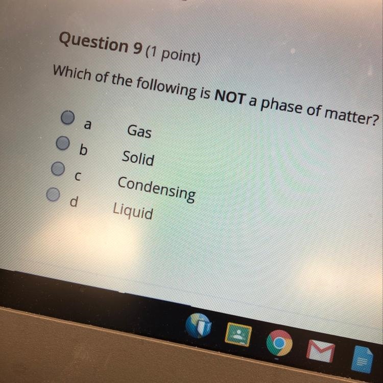 What is not a phase of matter-example-1