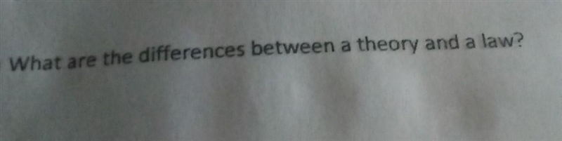 What is the difference between a theory and a law?​-example-1