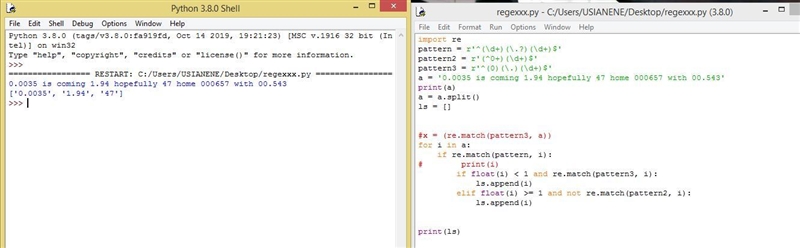 Write a regular expression that matches positive real numbers starting and ending-example-1